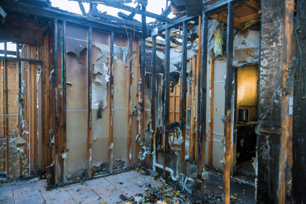 Professional Fire Damage Removal technician working in Westvale, NY